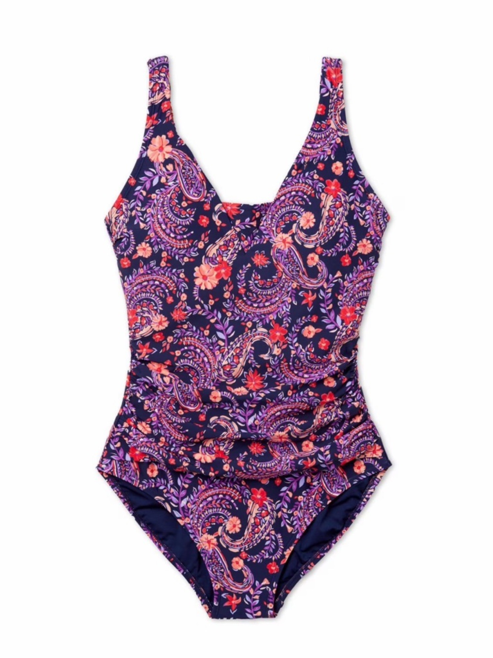 New SlenderSuit Grecian Adjustable Low Leg One Piece Swimsuit - Picture 8 of 8